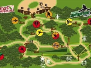 Bávaro Adventure Park El Bávaro Adventure Park es ideal para aquellos que buscan aventuras sin tener que desplazarse muy lejos, ofrece actividades sostenibles y respetuosas con la naturaleza, como ziplining, escaladas en jardín, circuito de Segway, paintball, bungee trampolín, simuladores de vuelo y una pista para bicicletas de montaña. También hay un Parque Jurásico; con más de 20 dinosaurios animatrónicos en un entorno natural. Será un gran día al aire libre, tanto para familias como para parejas, y a poca distancia de la playa.