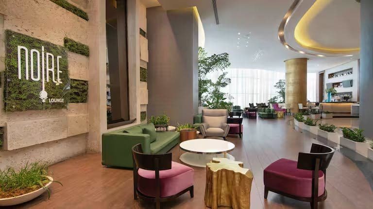 Embassy Suites by Hilton Santo DomingoSanto Domingot  tiradentes Ave. 32, Silver Sun Gallery, Naco Santo Domingo 809-685-0001 sdqsd-reservations@hilton.com http://www.santodomingo.embassysuites.com